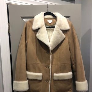 LOFT Shearling coat